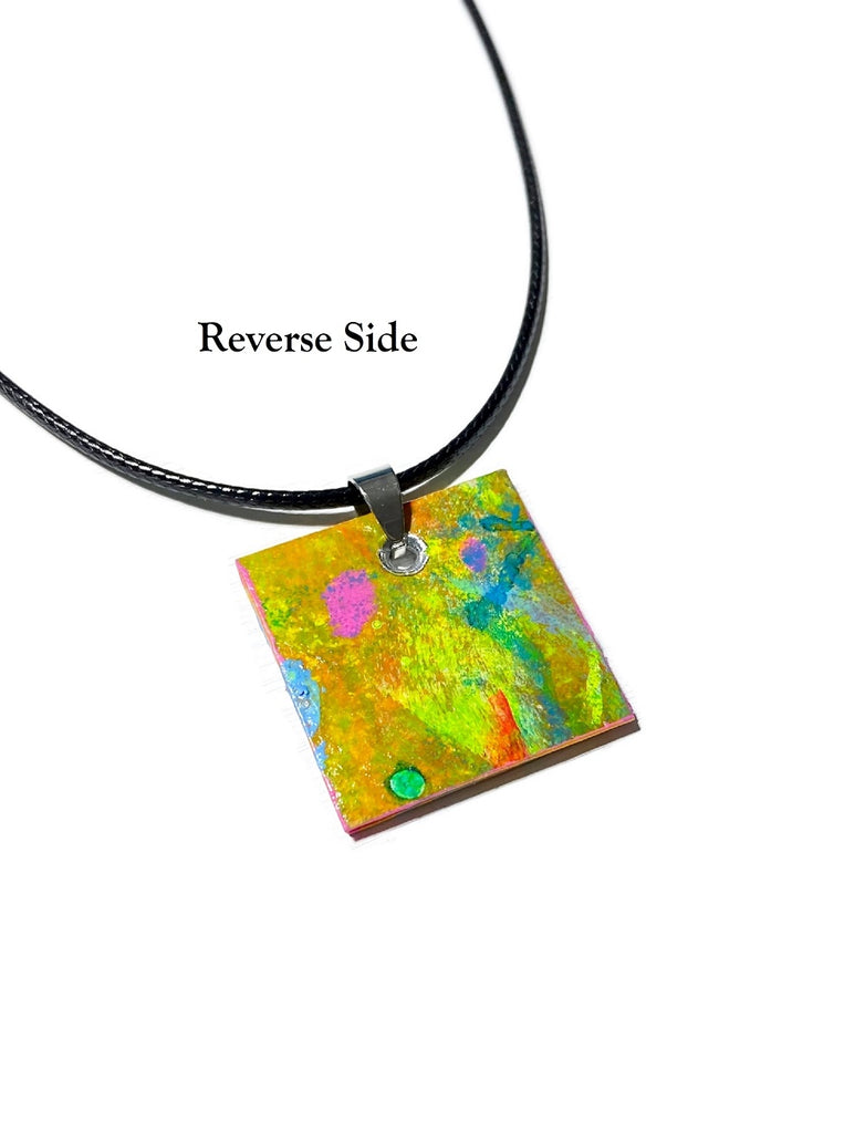 double sided pendant necklace