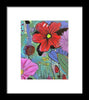 abstract floral art print