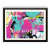 Living in Color abstract art print