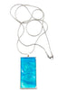 Rectangle Artisan Painted Necklace