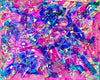 abstract painting with bold colors