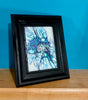 Framed Fluid Art Painting 8x10  5x7 panel