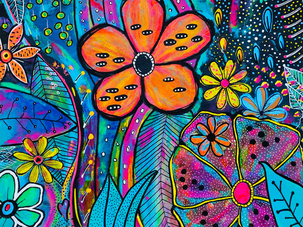 colorful floral painting