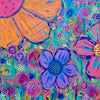 large abstract flower painting for sale