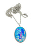 Mermaid Fluid Art Necklace