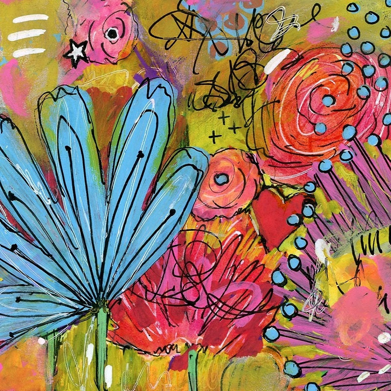 abstract floral by Lori McKinnon
