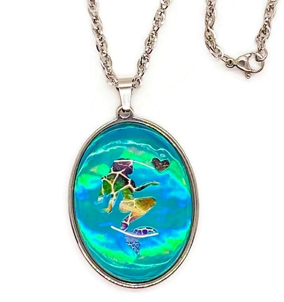 Mermaid Necklace 32 Inches Stainless Steel