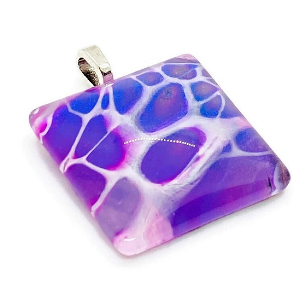 Painted Glass Pendant 