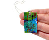 abstract art necklace